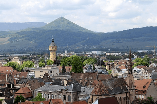 Aerial view of Sélestat